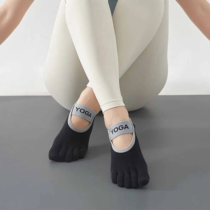 Full-Toe Yoga Pilates Grip Five-ToeSocks