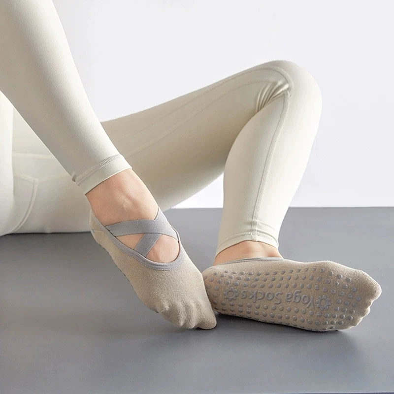 Full-Toe Yoga Pilates Grip Socks