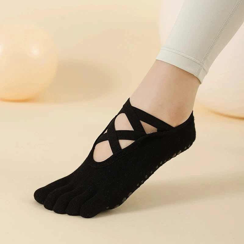 Full-Toe Yoga Pilates Grip Five-ToeSocks