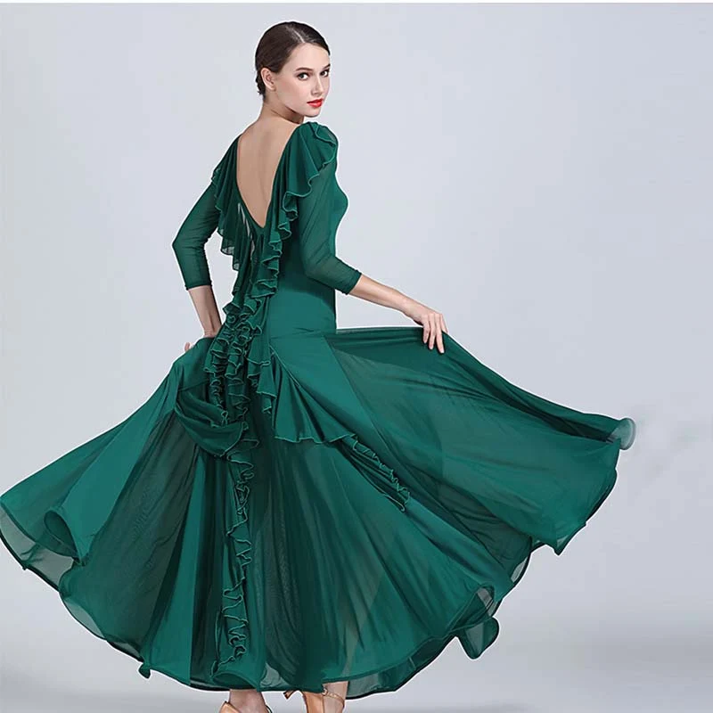 Women's Practice Dress Performance Dress Modern Dress Ballroom Dance Dress