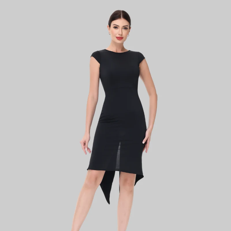 Customisable-Women's Sleeveless Dance Dress for Milonga & Parties Tango Dress