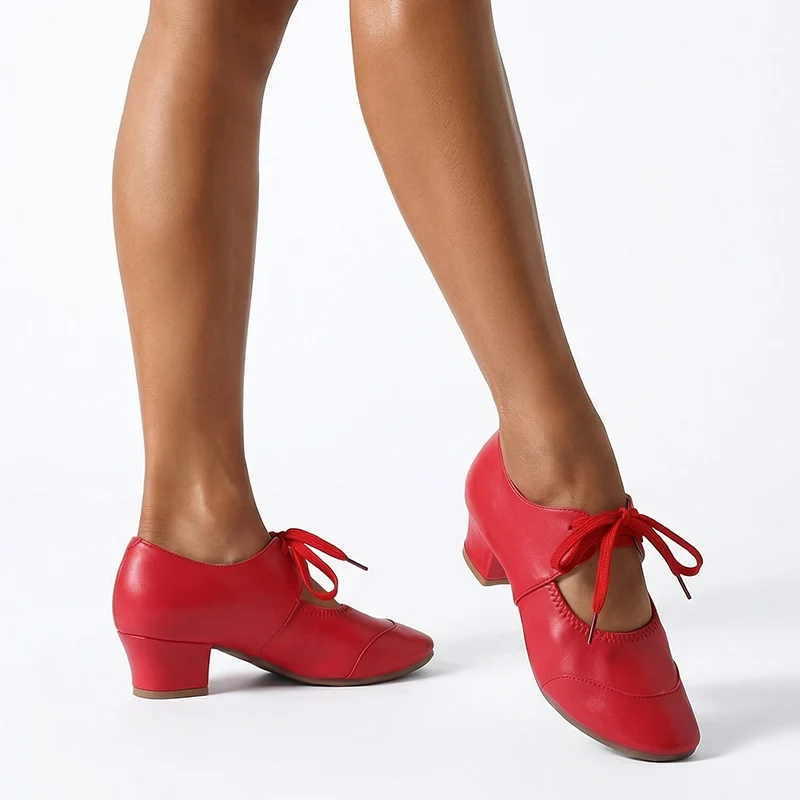 Women's Leatherette 4cm Heels Ballroom Dance Shoes/Swing Shoes