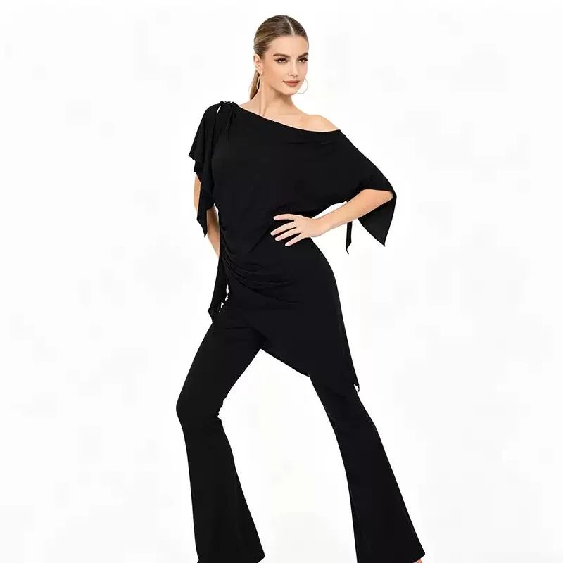 HC Women's  Latin Dance Pants Dance Wear Training Performance Pants
