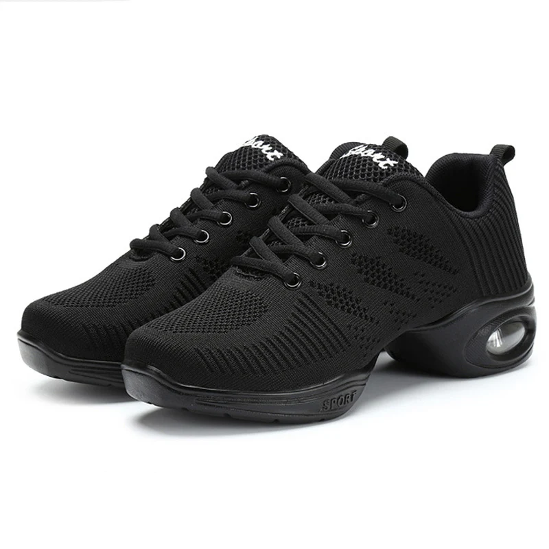 Women's 4.5cm Dance Sneakers Party Training Performance Professional Dance Shoes Jazz Dance