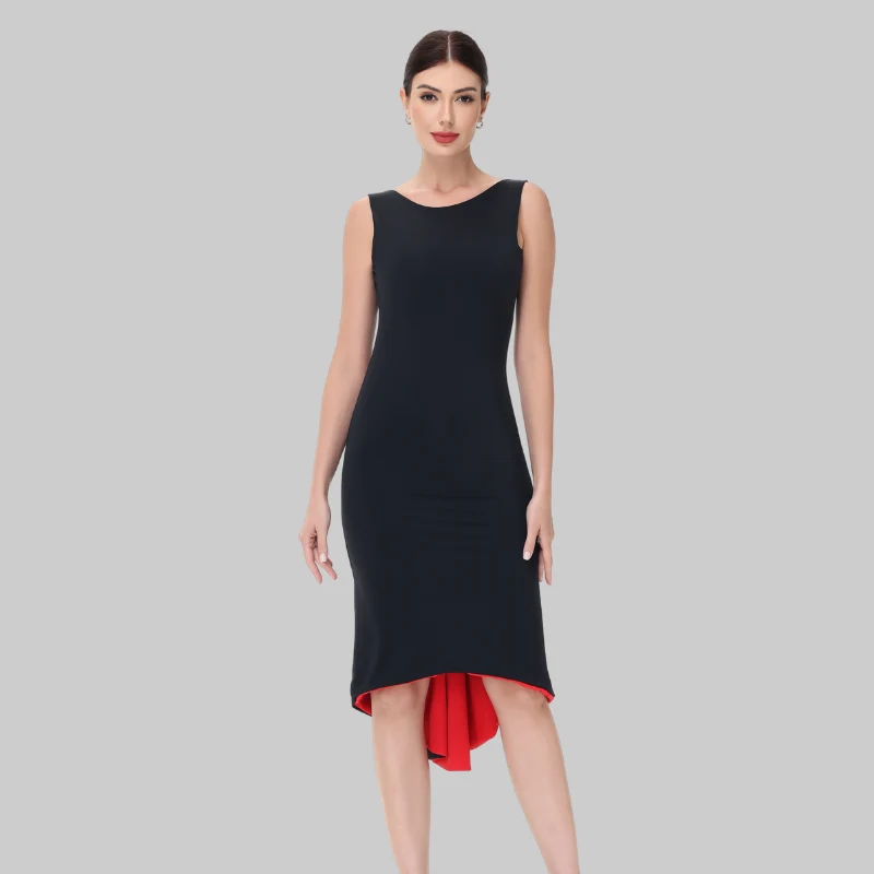 Women's Performance Sleeveless Dance Dress for Milonga & Parties Tango Dress