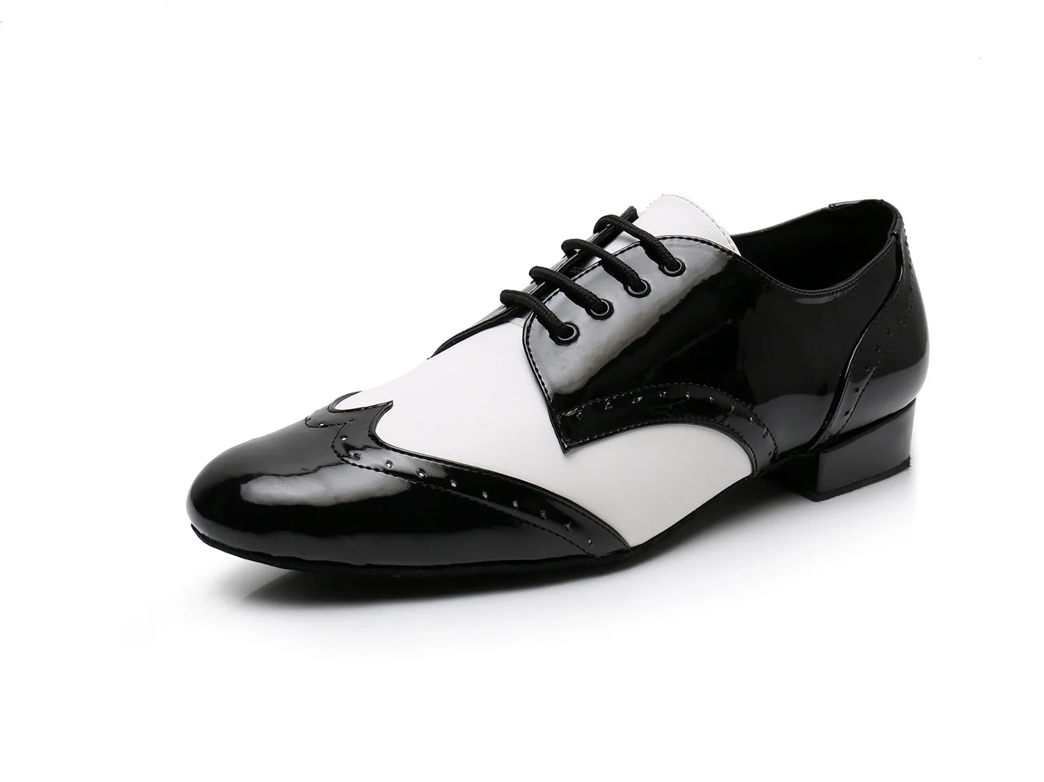 Men's Leatherette Modern Shoes With Lace-up Latin Ballroom Dance Shoes
