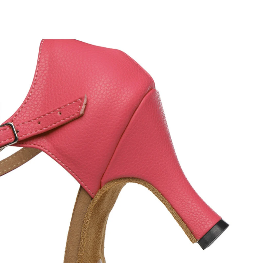HW Women's Leatherette Customized Heels Ballroom Dance Shoes Modern Shoes - Image 3