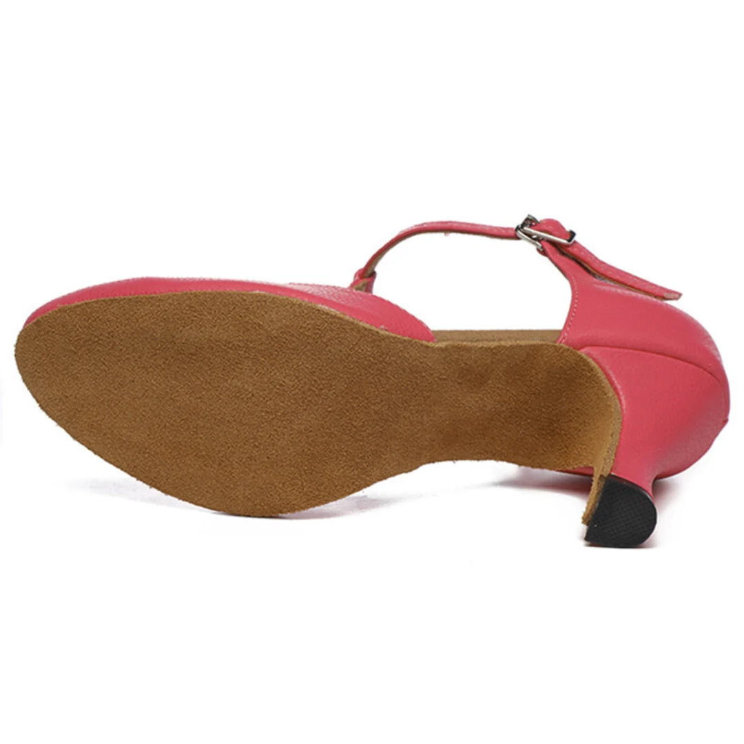 HW Women's Leatherette Customized Heels Ballroom Dance Shoes Modern Shoes - Image 4