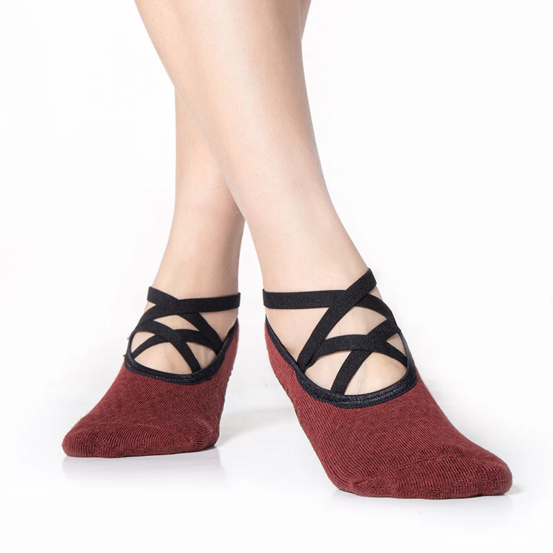 Full-Toe Yoga Pilates Grip Socks